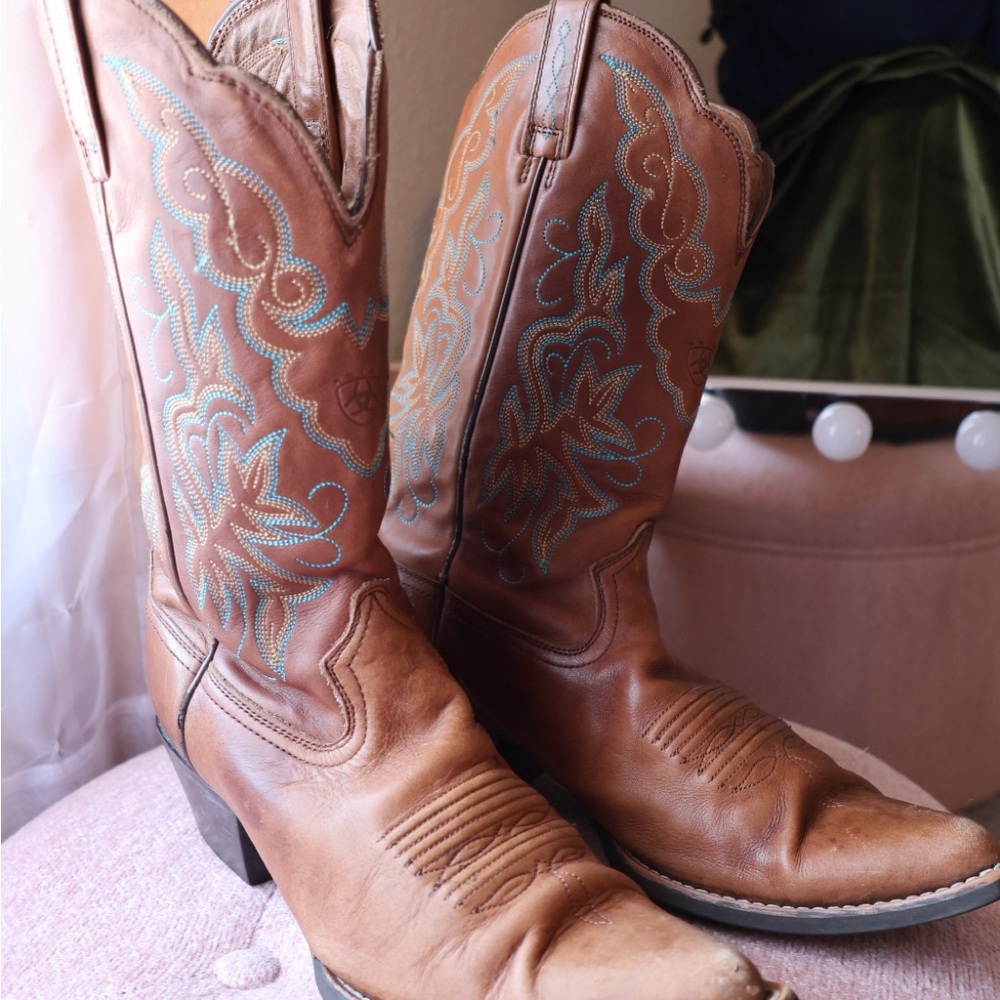 Ariat Brown Western Boots, Women’s 8